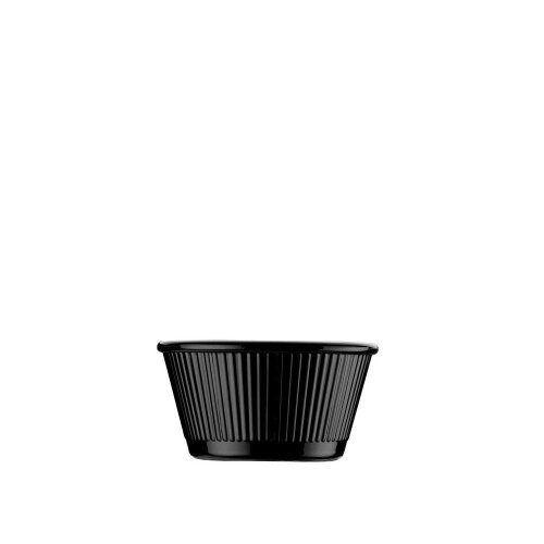 Bora PLastik Pc Sos Kabı Yuvarlak No:3 Siyah - BORA PLASTİK