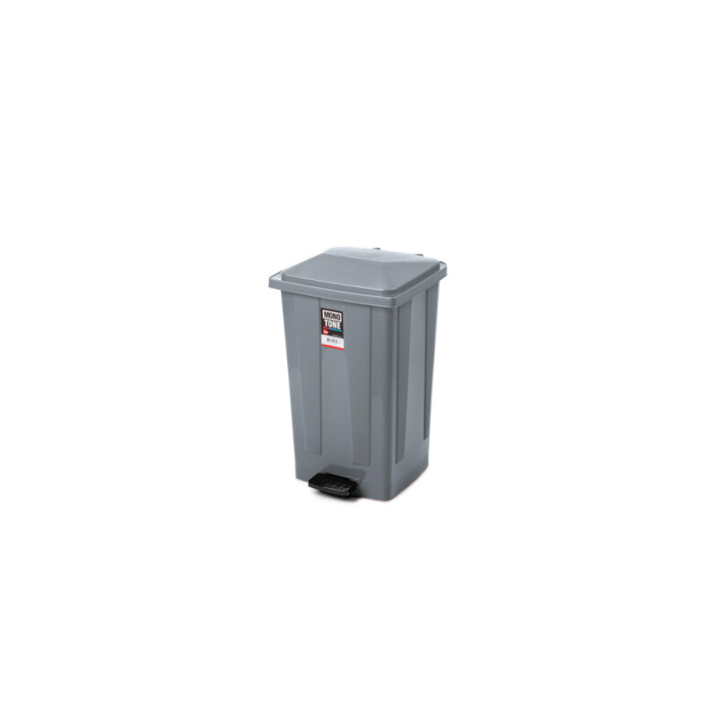 Bora PLastik Pedallı Çöp Kovası Köşeli No:4 / 48 Lt.Byz - 1