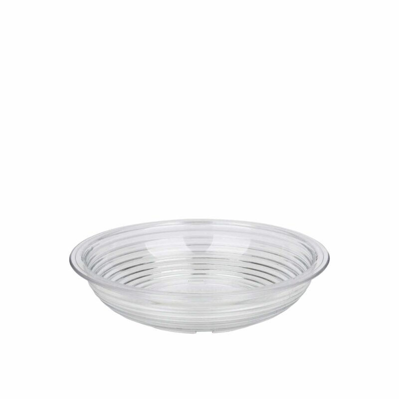 Cambro Polikarbon Çizgili Yuvarlak Kase Şeffaf 305 mm RSB12CW135 - 1