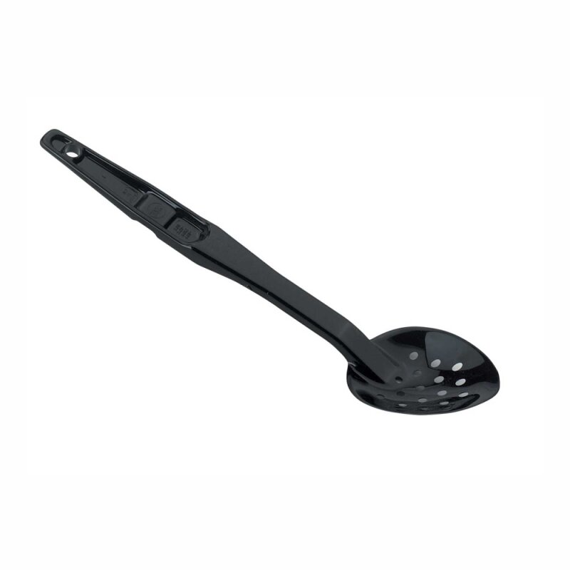 Cambro Camwear Delikli Servis Kaşık Siyah 280 mm SPOP11CW110 - 1