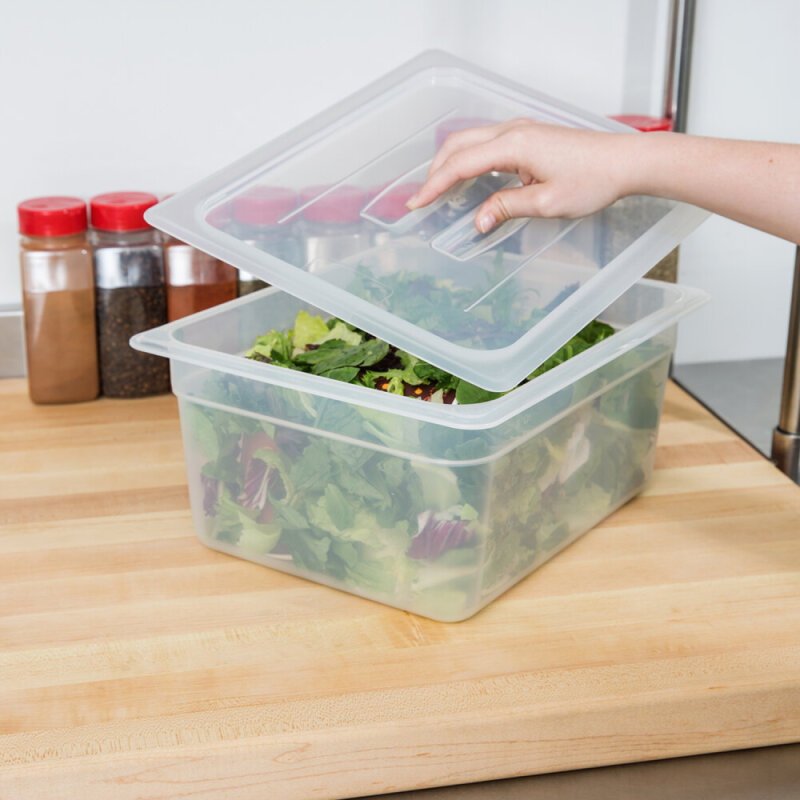 Cambro Kulplu Küvet Kapağı Yarı Saydam 265*325 mm Gn 1/2 20PPCH190 - 4