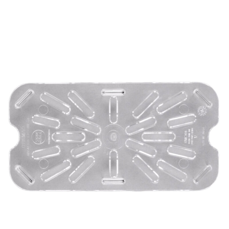 Cambro Polikarbon Dört Bölmeli Küvet Dip Süzgeç Şeffaf 40CWD135 - 2