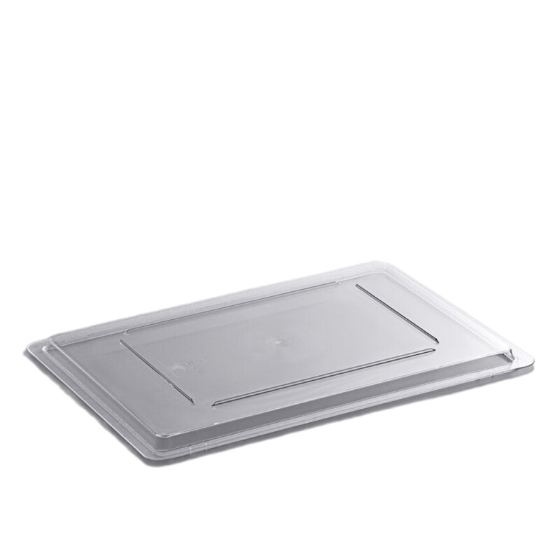 Cambro Camwear Kapak Polikarbon Gıda Kutusu İçin Düz Şeffaf 1826CCW - 1