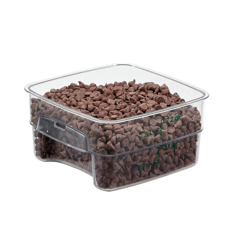 Cambro Kare Saklama Kabı 20,8 Lt. Şeffaf - 1
