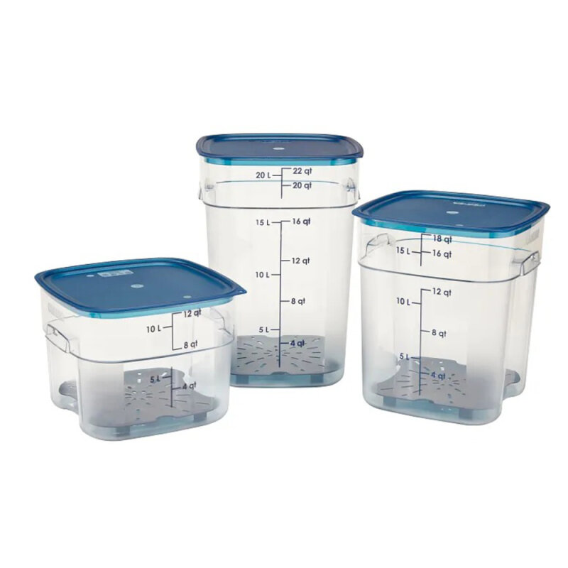Cambro Kare Saklama Kabı 20,8 Lt. Şeffaf - 3