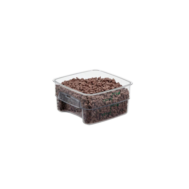 Cambro Kare Saklama Kabı 5,7 Lt. Şeffaf - 1