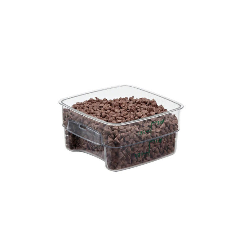 Cambro Kare Saklama Kabı 7,6 Lt. Şeffaf - 1
