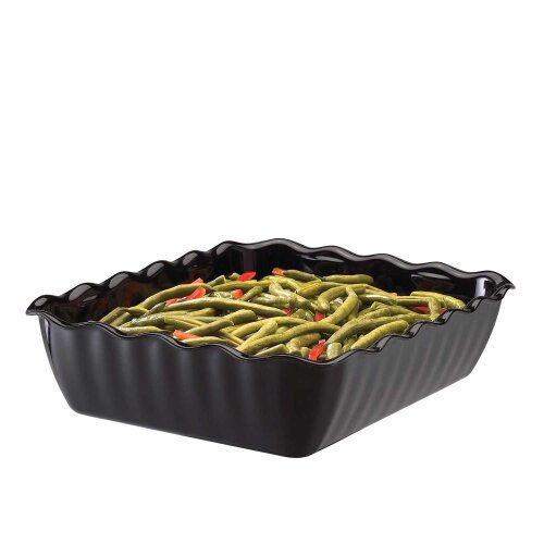 Cambro Açık Büfe Taraklı Meze Kabı Siyah 260*175*80 mm DC5110 - CAMBRO