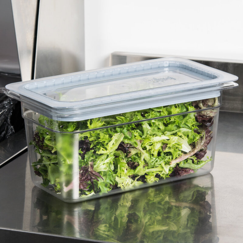 Cambro Polikarbon Contalı Küvet Kapağı Şeffaf 176*325 mm 30CWGL135 - 3