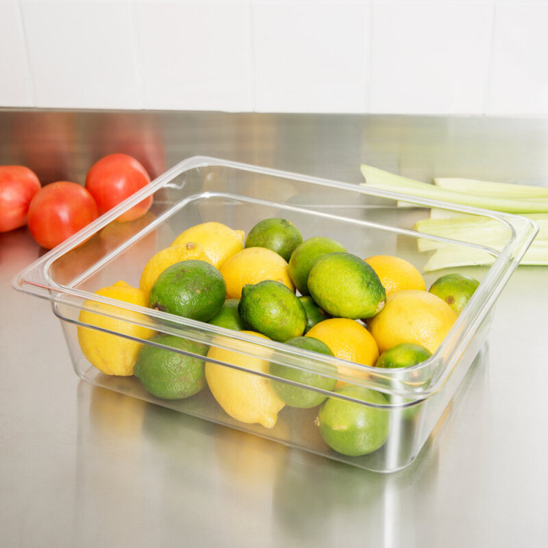 Cambro Polikarbon Küvet Şeffaf 100 mm Gn 1/2 24CW135 - 2