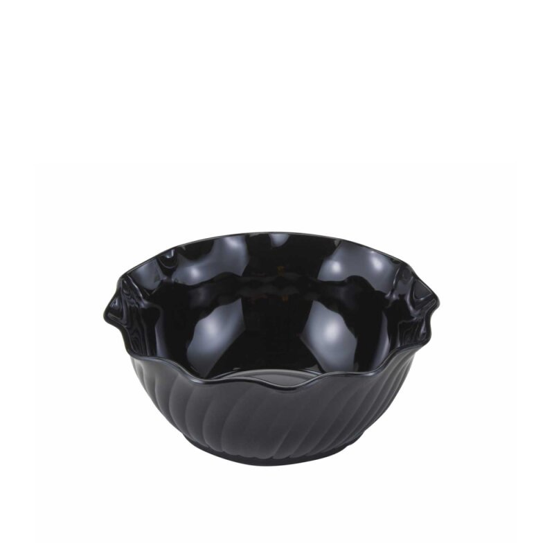 Cambro Polikarbon Kıvrımlı Kase Siyah 384 cc SRB13CW110 - 1
