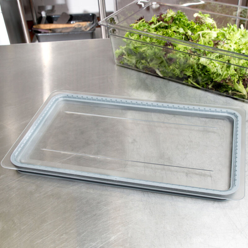 Cambro Polikarbon Contalı Küvet Kapağı Şefaf Gn 1/1 10CWGL135 - 2