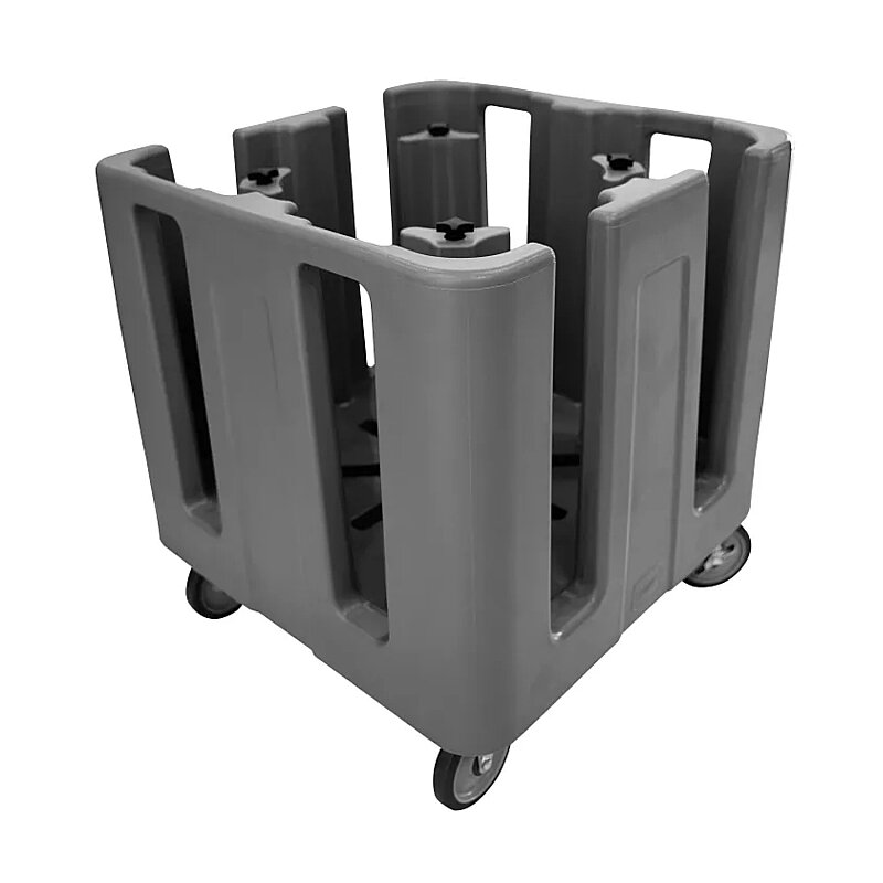 Cambro Tabak Taşıma Arabası Ayarlı 4 Bölmeli Siyah - 1
