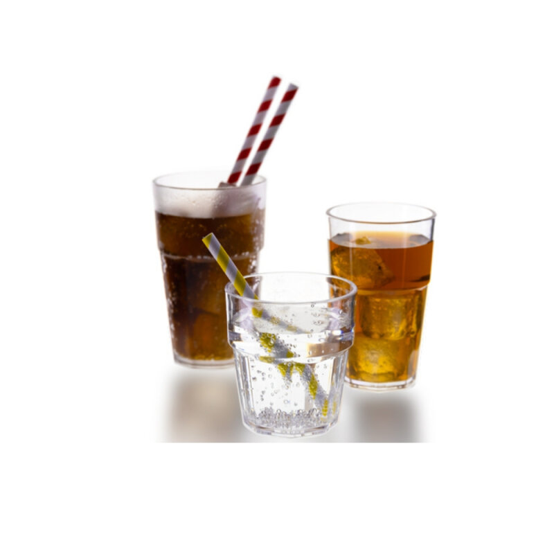 Policarbon Casablanca Kumlu Bardak 200 Ml Pc Şeffaf Rcb.20F - 2