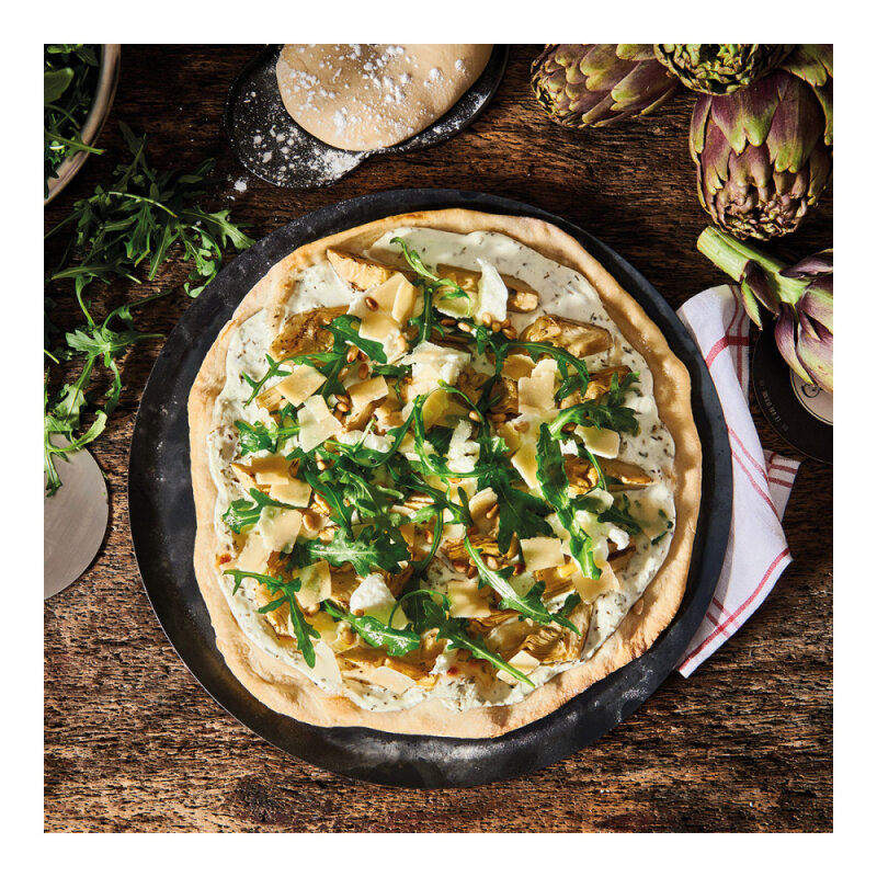 De Buyer Blue Paslanmaz Yuvarlak Pizza Tepsisi 260 mm 5350-26 - 2