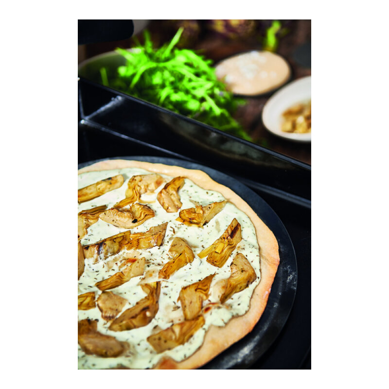 De Buyer Blue Paslanmaz Yuvarlak Pizza Tepsisi 320 mm 5350-32 - 2