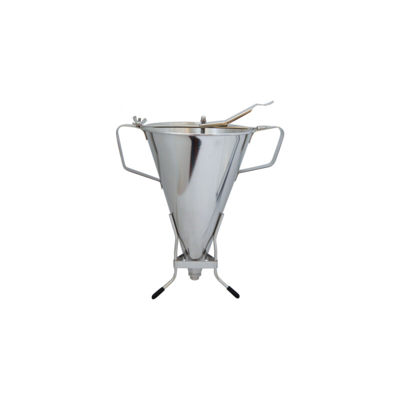 De Buyer Kwok Maz paslanmaz çelik piston hunisi 3300 cc 3354-50 - 1