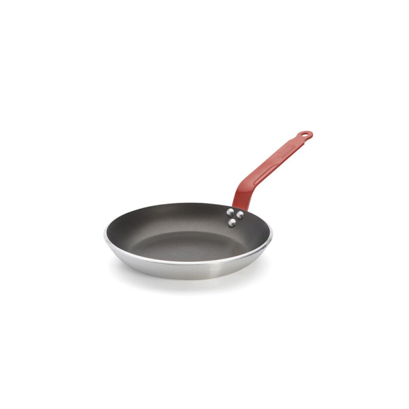 De Buyer Kırmızı Saplı Yapışmaz kaplama Aluminyum Tava 24 cm 8050-24 - 1