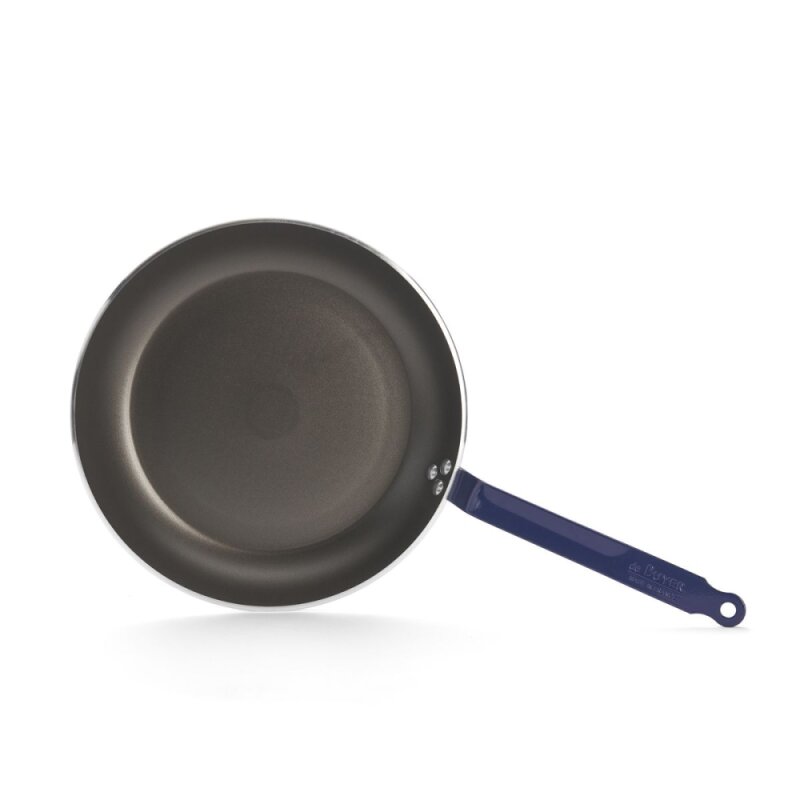 De Buyer Choc Mavi Saplı Yapışmaz Kaplama Aluminyum Tava 32 CM 8040-32 - 4