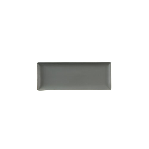 Zest Porcelain Dikdörtgen Kayık 14X8,5Cm -Velour Gri - ZEST PORCELAIN