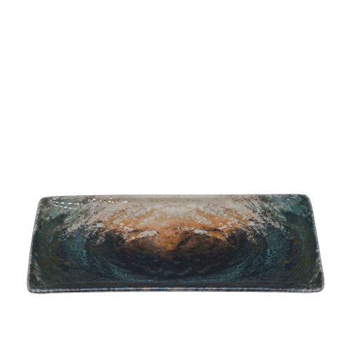Tulu Porselen Dikdörtgen Kayık 22X10cm  - Db3236 DD22X10KYDB3236 - TULU PORSELEN