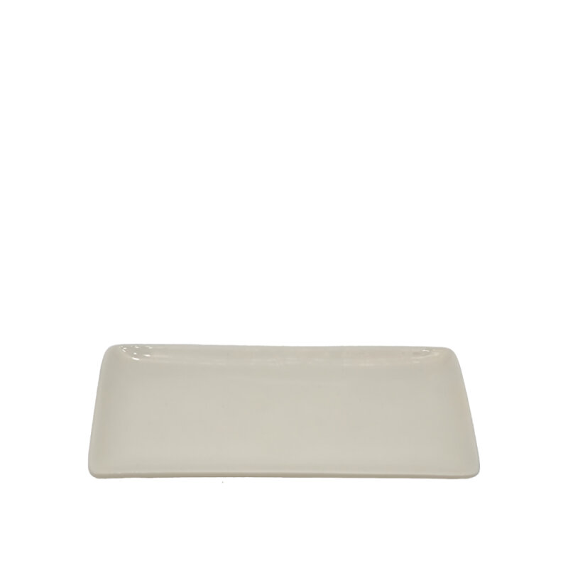 Tulu Porselen Dikdörtgen Kayık 22X10cm Krem DD22X10KY00 - 1