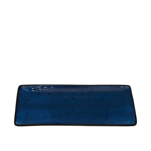 Zest Porcelain Dikdörtgen Kayık 22X10Cm -Paris Mavi - ZEST PORCELAIN