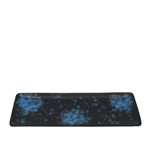Zest Porcelain Dikdörtgen Kayık 31X12Cm -Oxy Blue - ZEST PORCELAIN