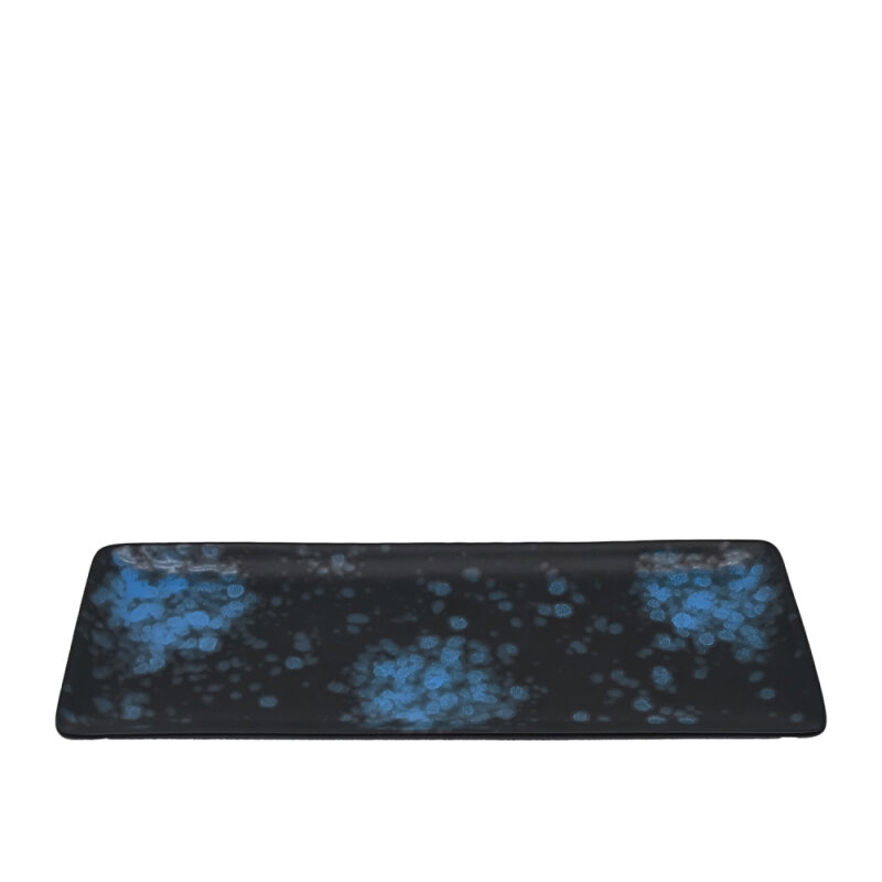 Zest Porcelain Dikdörtgen Kayık 31X12Cm -Oxy Blue - 1