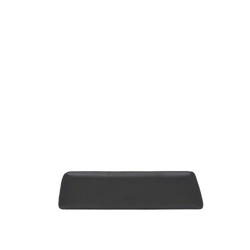 Tulu Porselen Dikdörtgen Kayık 31X12cm - Saten 64 Siyah DD31X12DKYST64 - TULU PORSELEN