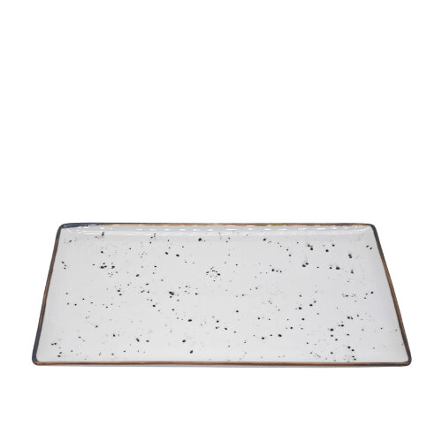 Zest Porcelain Dikdörtgen Kayık 35X15Cm -Paris Krem - ZEST PORCELAIN