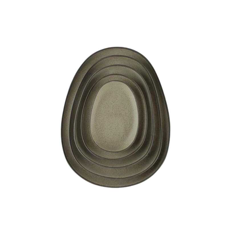 Matgusto Dune Brown -Matta Sunum Tabak Q:16cm h:3cm - 1