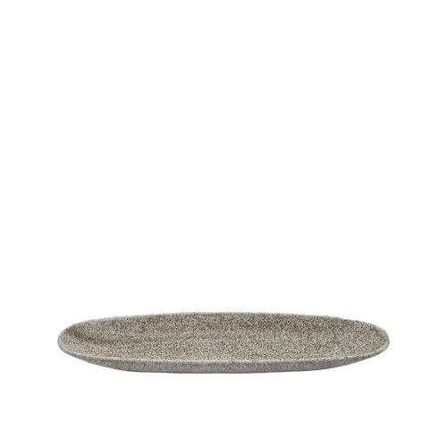 Zest Porcelain Ege Kayık Tabak 32X9,5Cm -Element Cream - ZEST PORCELAIN