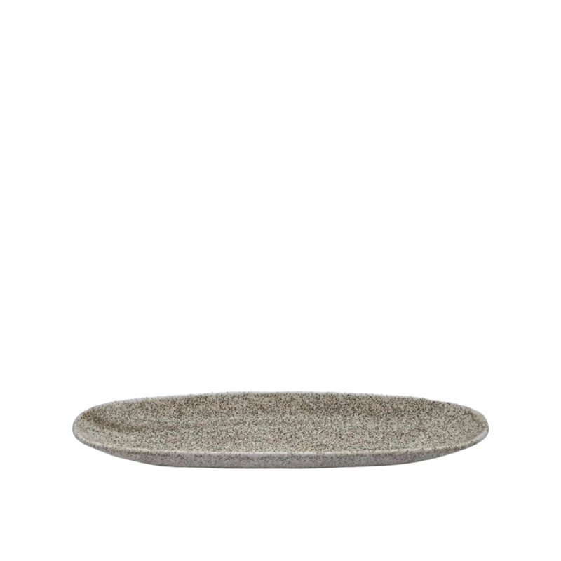 Zest Porcelain Ege Kayık Tabak 32X9,5Cm -Element Cream - 1