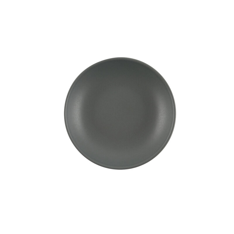 Zest Porcelain Elegance Çukur Tabak 25Cm -Velour Gri - 1