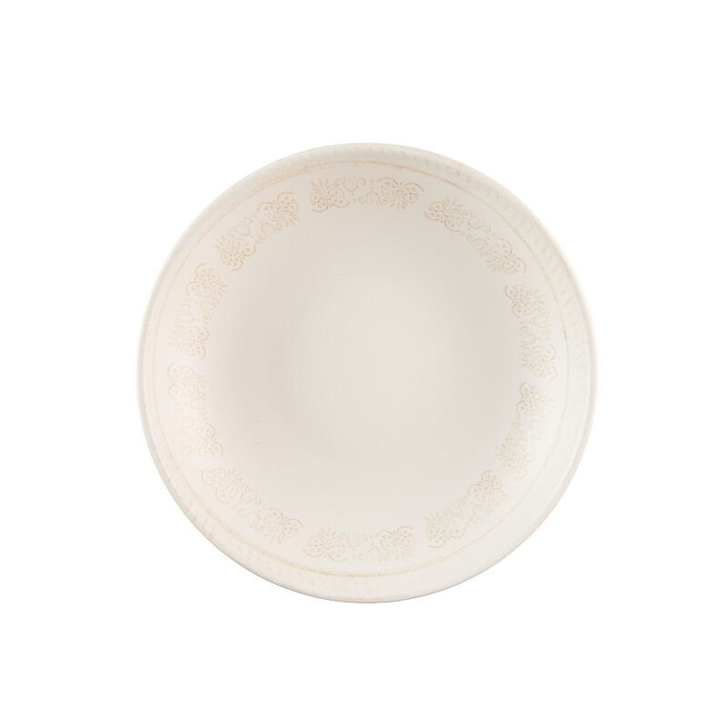 Zest Porcelain Elegance Çukur Tabak 25 cm - Whisper - 1