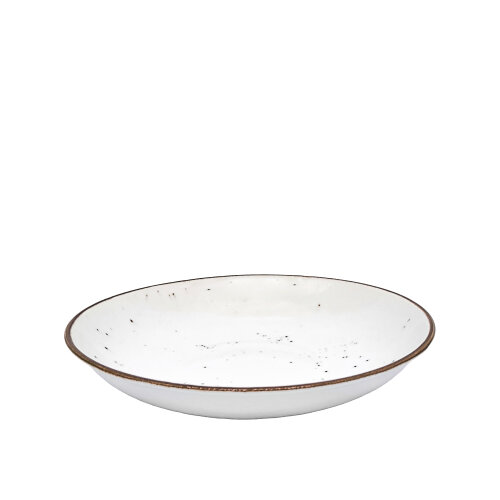 Zest Porcelain Elegance Çukur Tabak 28 Cm-Paris Krem - ZEST PORCELAIN