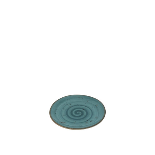 Zest Porcelain Elegance Düz Tabak 15Cm -Paris Turkuaz - ZEST PORCELAIN