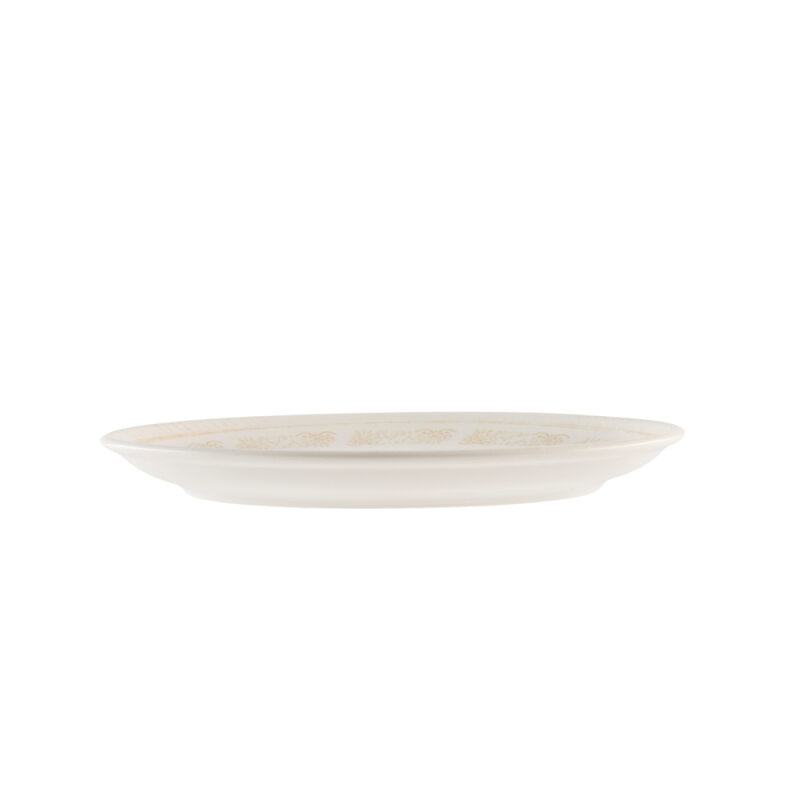 Tulu Porselen Elegance Düz Tabak 17 cm - Whisper - 2