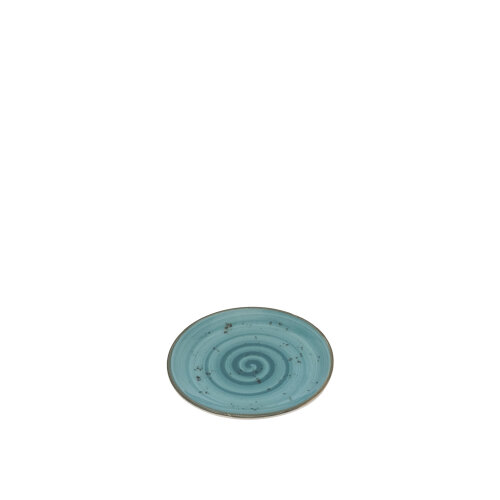 Zest Porcelain Elegance Düz Tabak 17Cm -Paris Turkuaz - ZEST PORCELAIN