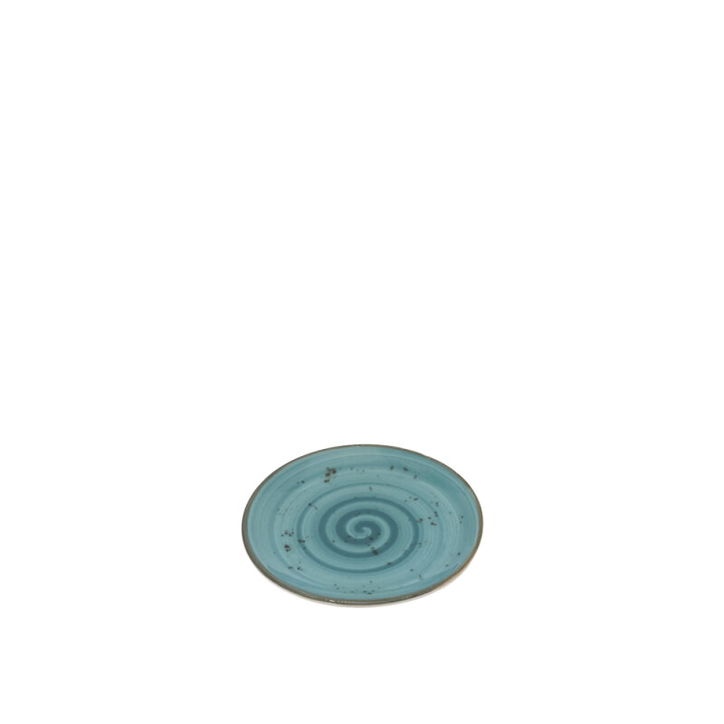 Zest Porcelain Elegance Düz Tabak 17Cm -Paris Turkuaz - 1