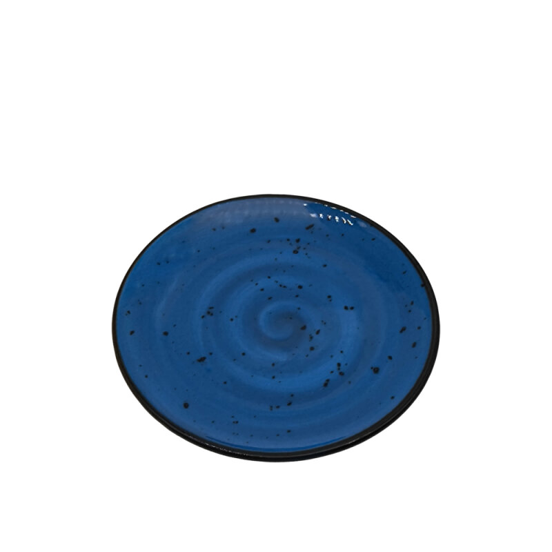 Zest Porcelain Elegance Düz Tabak 17Cm -Paris Mavi - 1