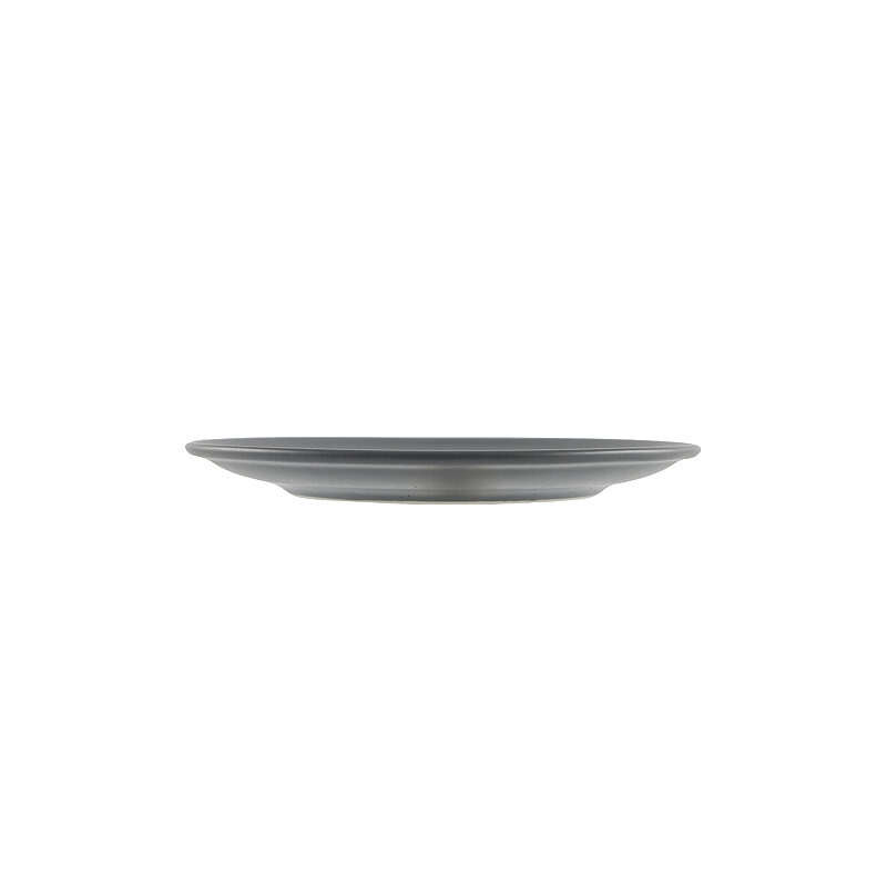 Tulu Porselen Elegance Düz Tabak 17 cm Saten 215 Gri - 2