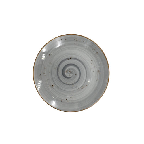 Zest Porcelain Elegance Düz Tabak 19 Cm -Paris Gri - ZEST PORCELAIN
