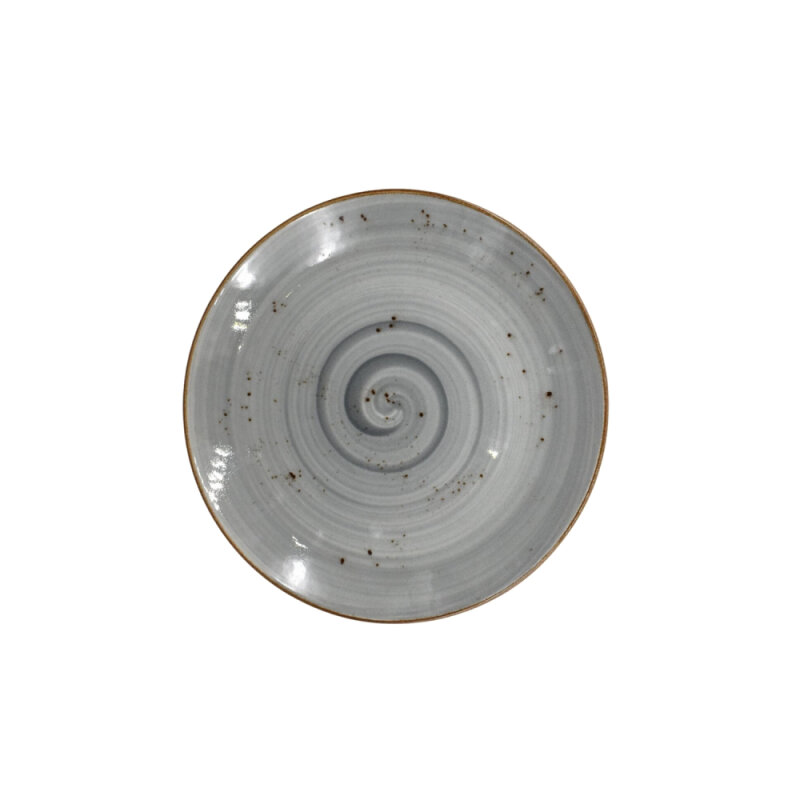 Zest Porcelain Elegance Düz Tabak 19 Cm -Paris Gri - 1
