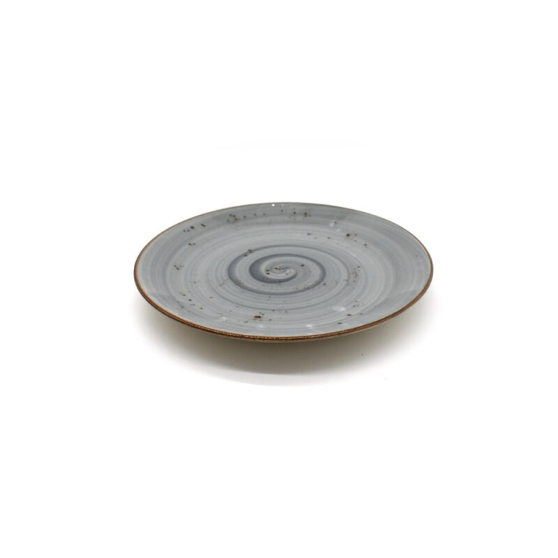 Zest Porcelain Elegance Düz Tabak 19 Cm -Paris Gri - 2