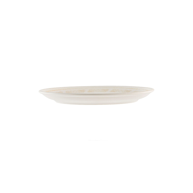 Zest Porcelain Elegance Düz Tabak 19 cm - Whisper - 2