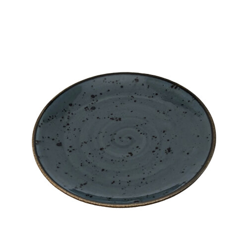 Zest Porcelain Elegance Düz Tabak 19Cm -Paris K.Mavi - ZEST PORCELAIN