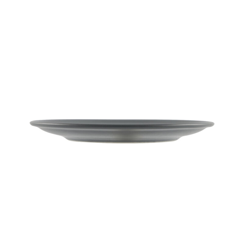 Zest Porcelain Elegance Düz Tabak 19Cm -Velour Gri - 2