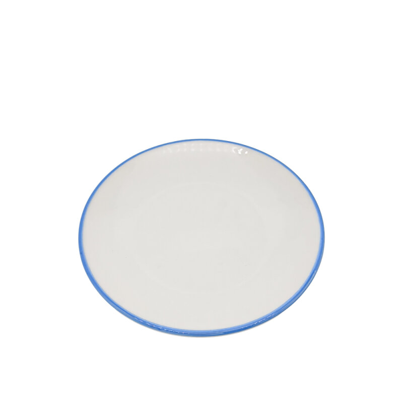Tulu Porselen Elegance Düz Tabak 23 cm-File 93 Mavi ELG23DUF93 - 1